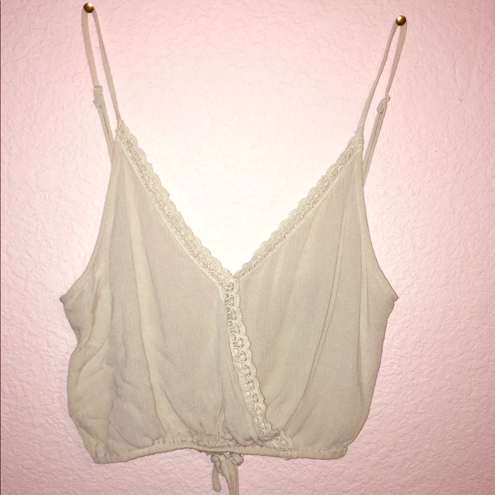 Cropped Sheer Tank Top